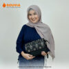 pouch bag batik kanvas untuk souvenir perusahaan unik