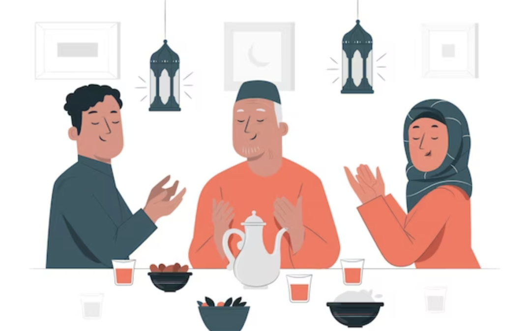 Ilustrasi suasan Ramadhan