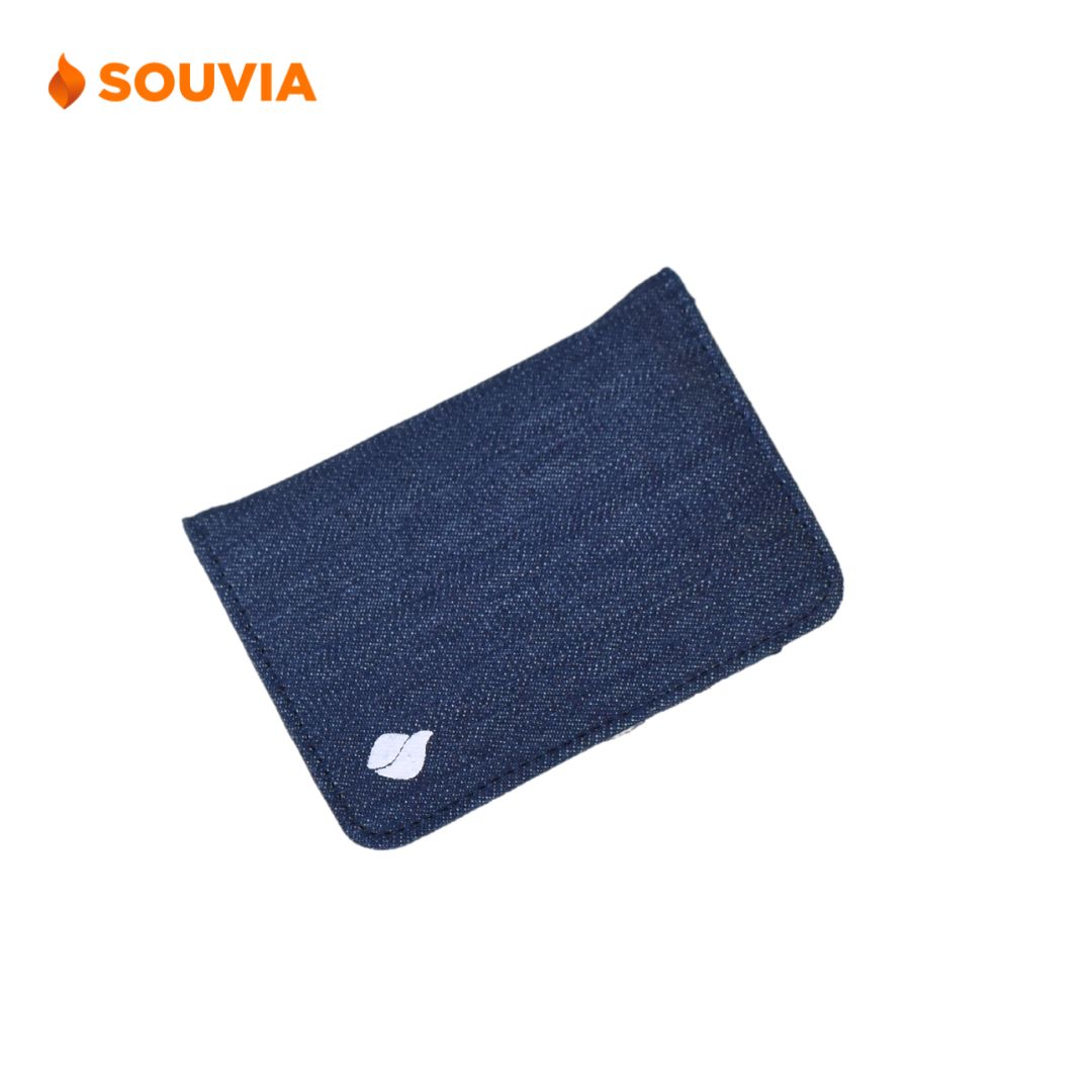 card holder denim untuk dompet praktis