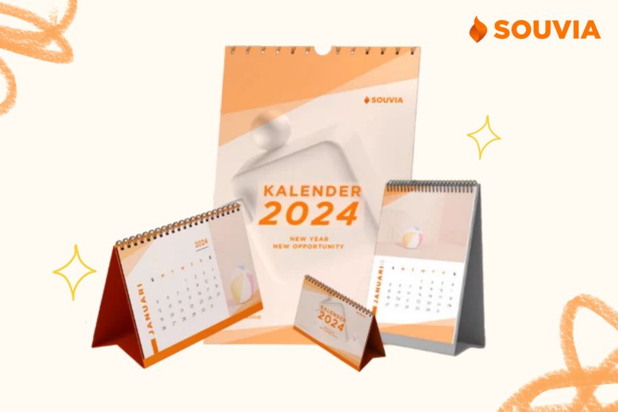 11 Contoh Kalender Meja Unik, Cocok untuk Souvenir