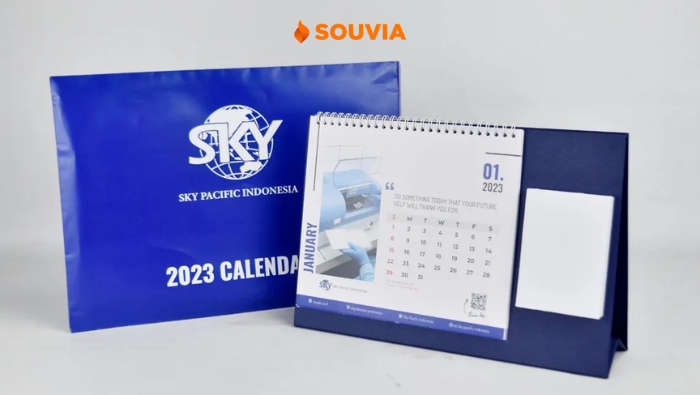 Referensi Contoh Kalender Perusahaan dari SOUVIA