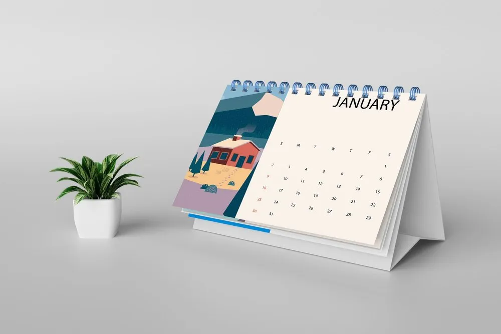 jenis kertas untuk kalender duduk