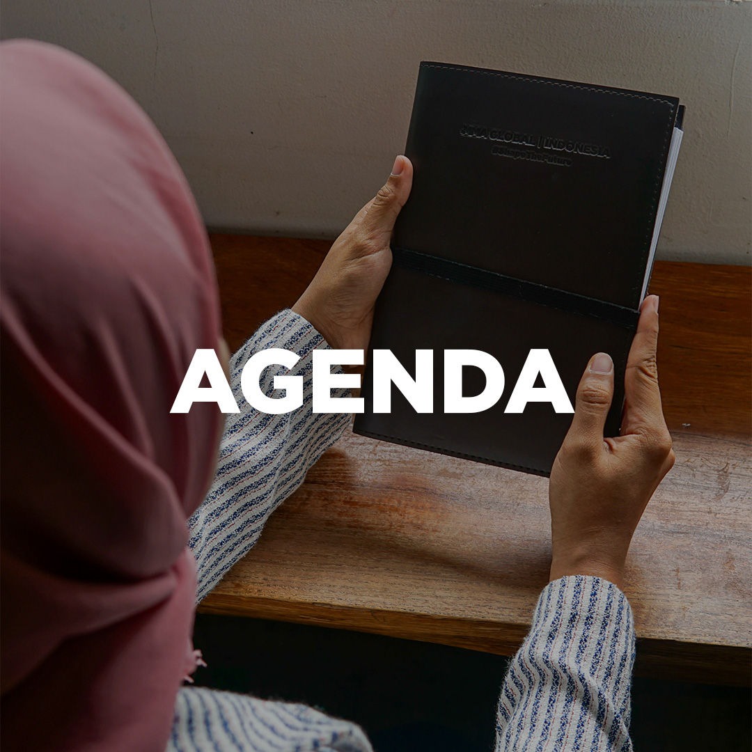 Buku agenda sebagai souvenir kantor untuk kebutuhan corporate.