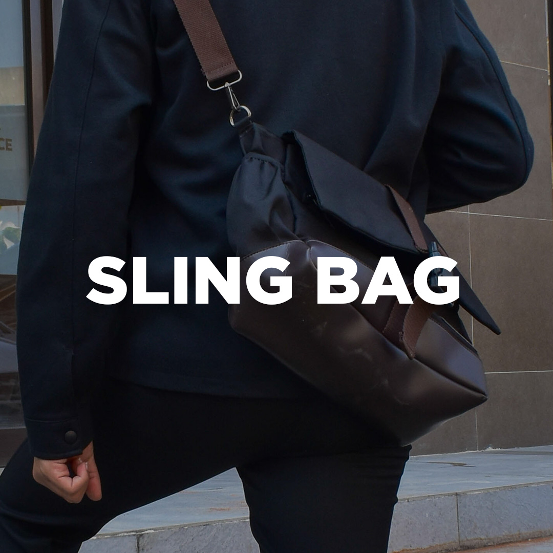 Sling bag sebagai souvenir kantor untuk kebutuhan corporate.