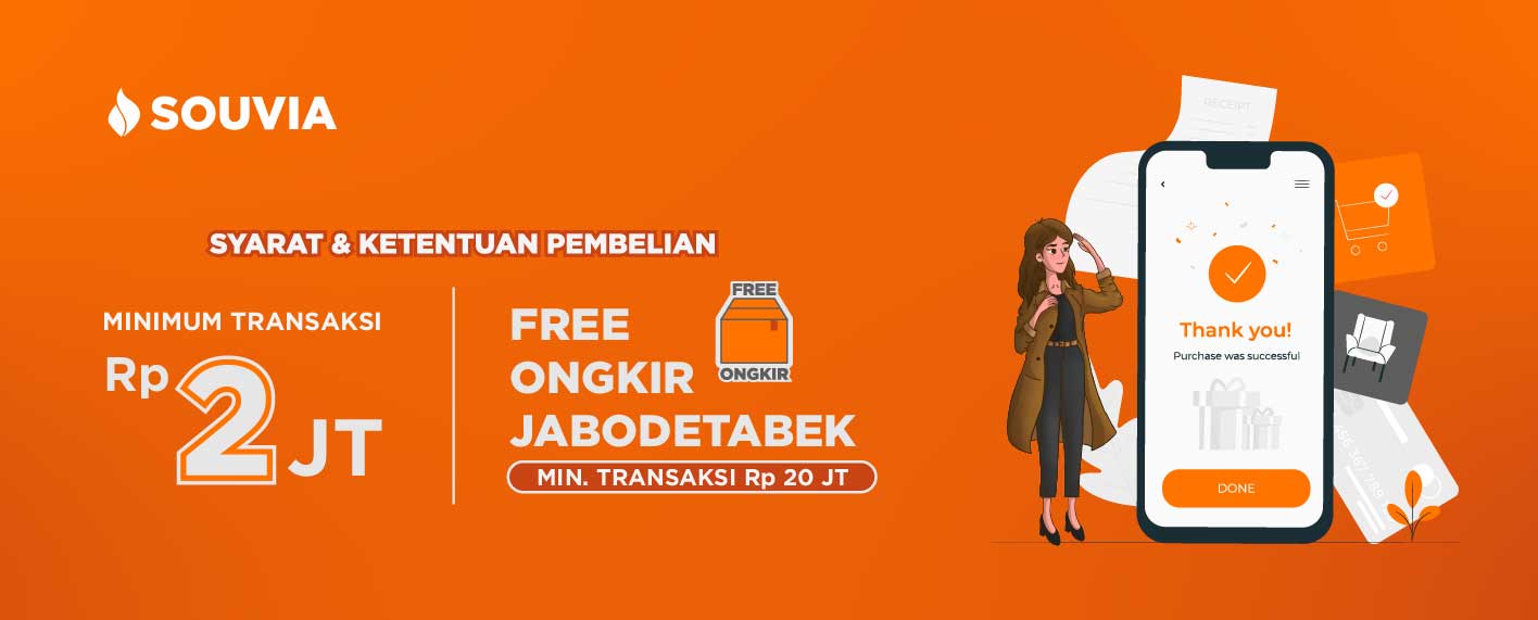 syarat dan ketentuan minimal pembelian souvenir merchandise kantor di SOUVIA